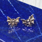 Sterling Silver Bat Post Earrings