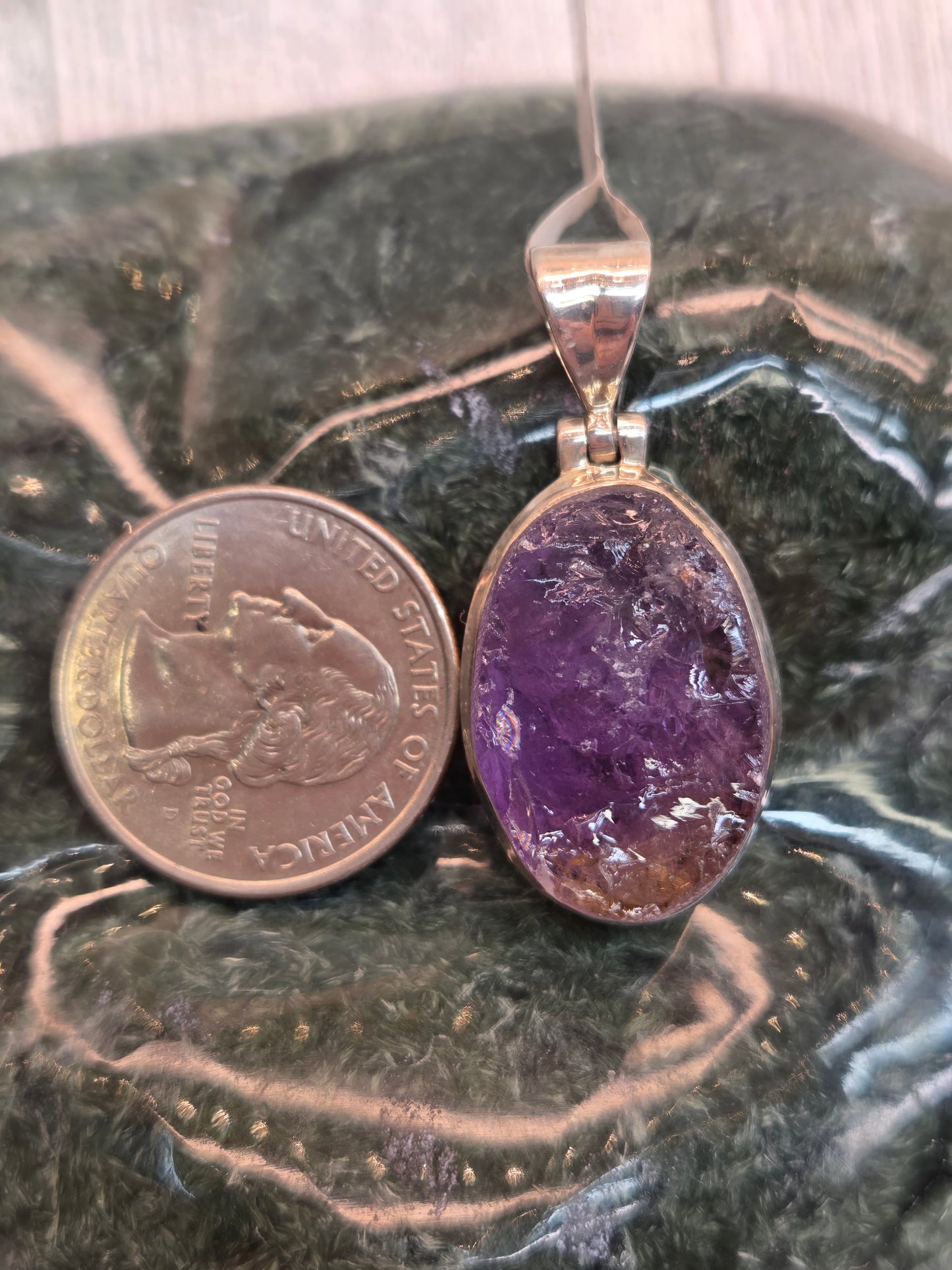 Sterling Silver Ameterine Pendant