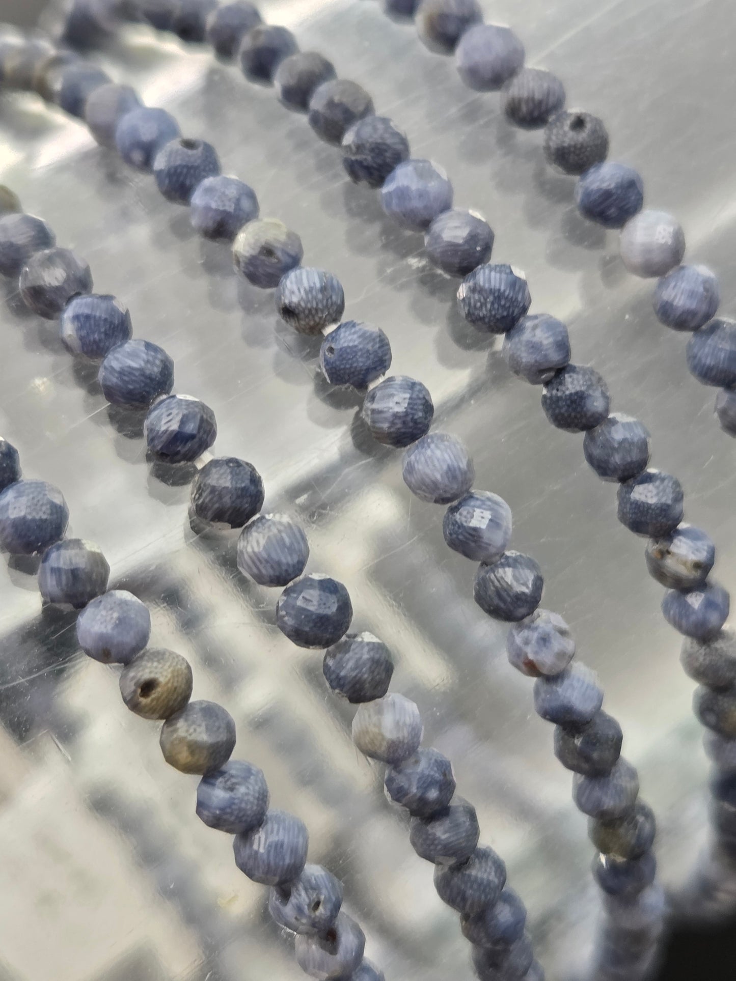 Blue Coral Stretchy Bracelet