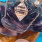 Double Terminated Clear Quartz Vogel Pendulum