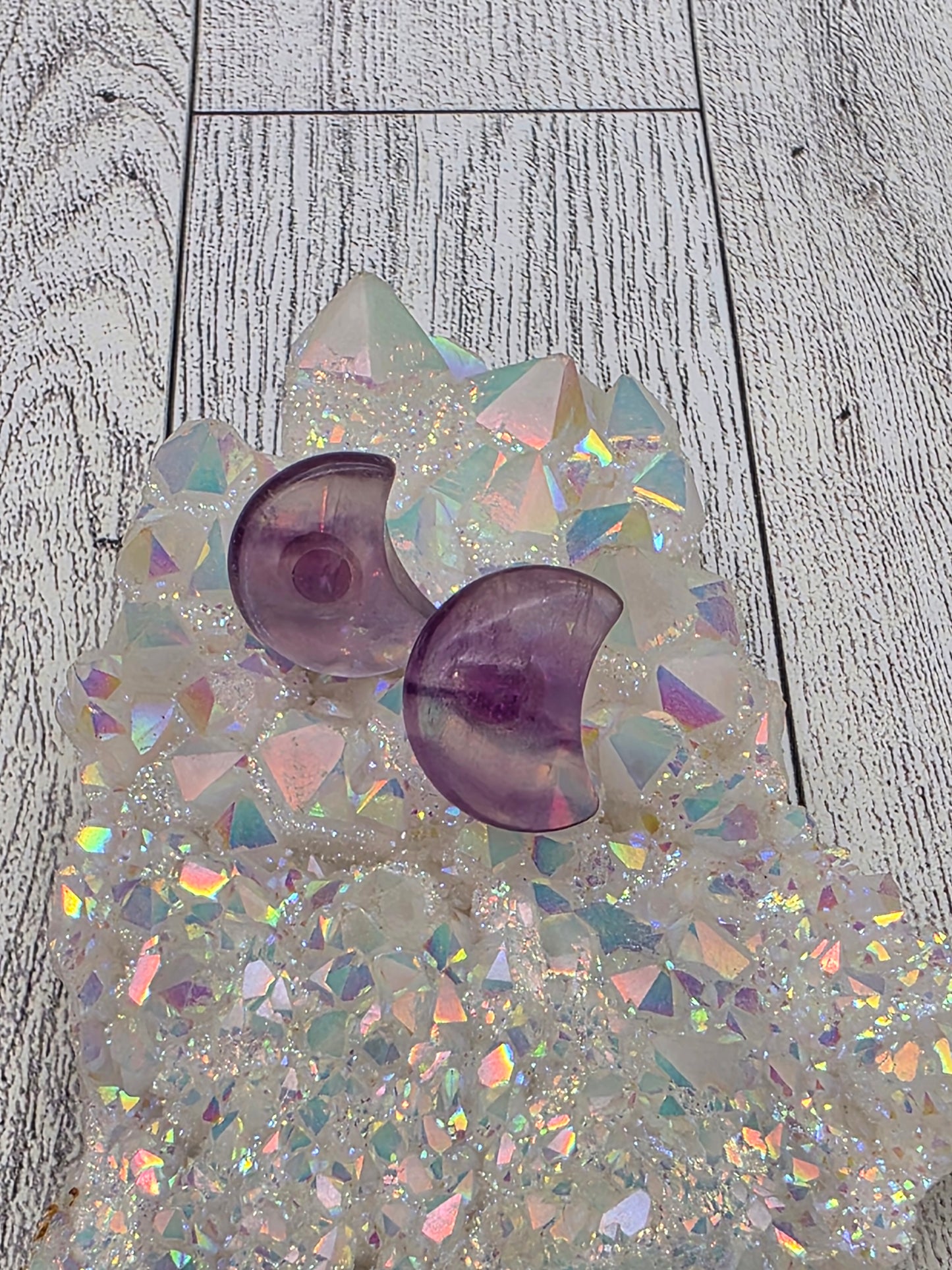 Crystal Moon Earrings