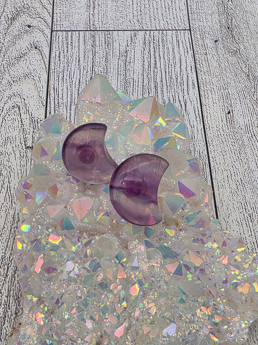 Crystal Moon Earrings