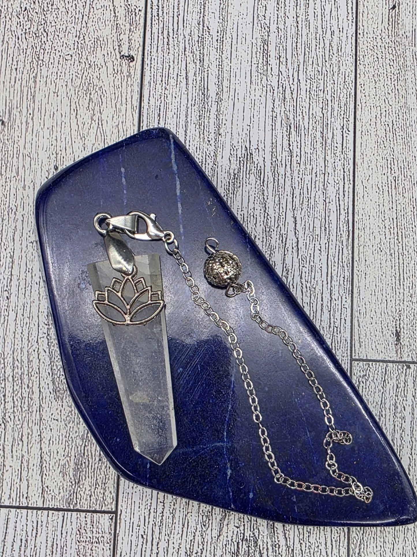 Crystal Lotus Pendulum