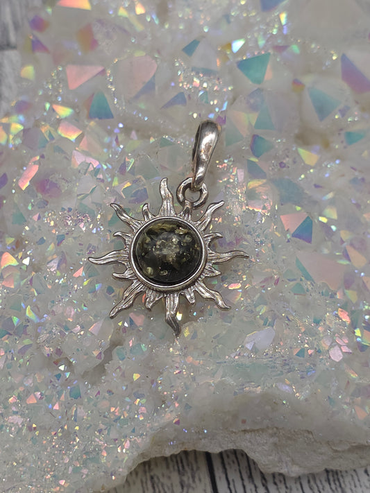 Amber Sun Pendant