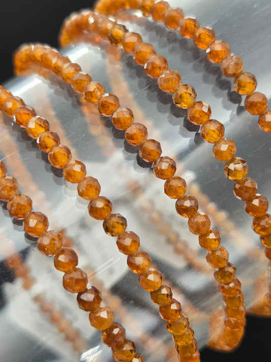 Spessartite Garnet Faceted Bracelet