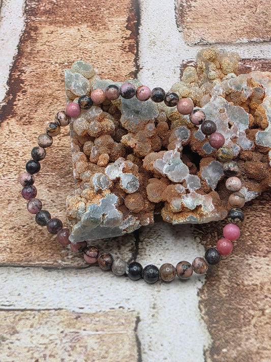 Rhodonite Stretchy Bracelet