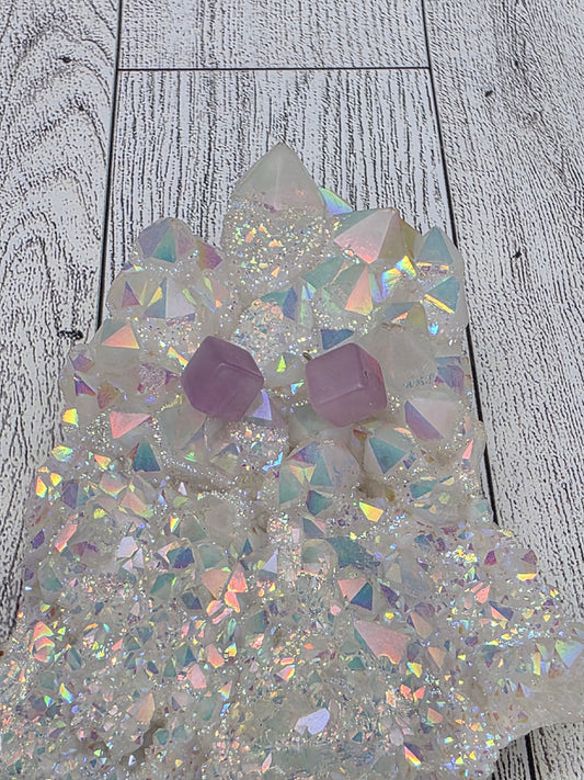 Crystal Cube Earrings