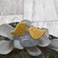 Gold Bird Post Earrings