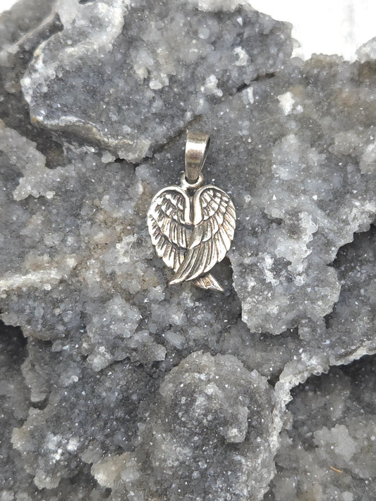 Sterling Silver Angel Wing Pendant