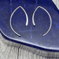Sterling Silver Modern Line Dangle Earrings