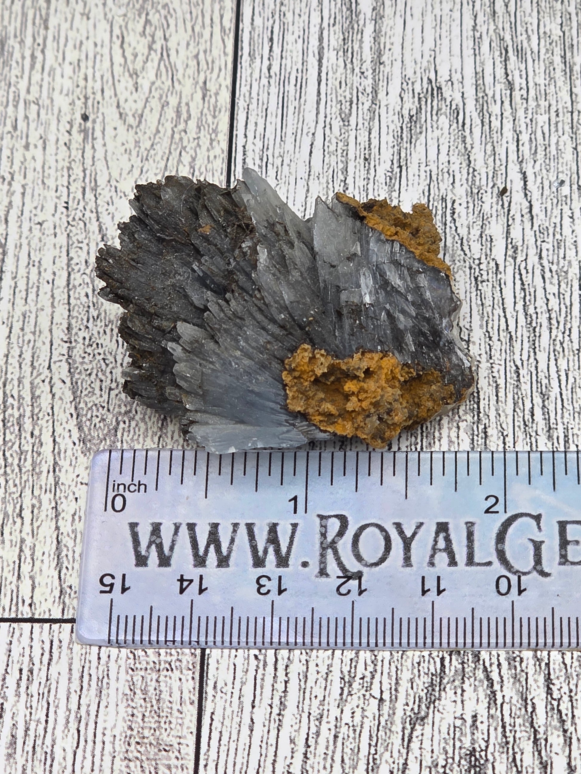Blue Barite Specimen - image 5