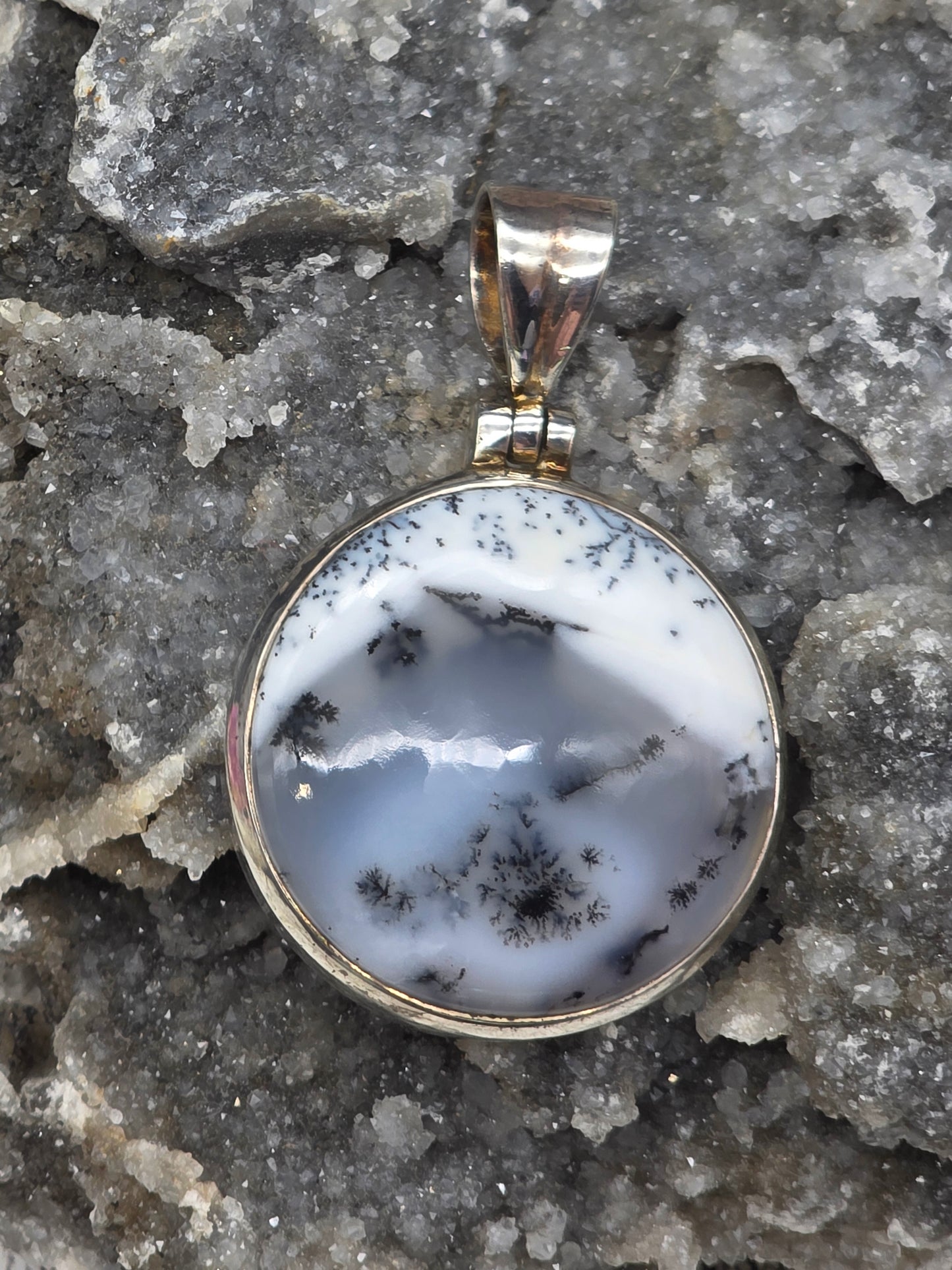 Dendritic Opal Pendant