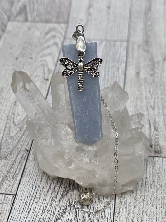 Crystal Dragonfly Pendulum