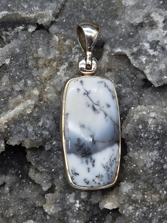 Dendritic Opal Pendant