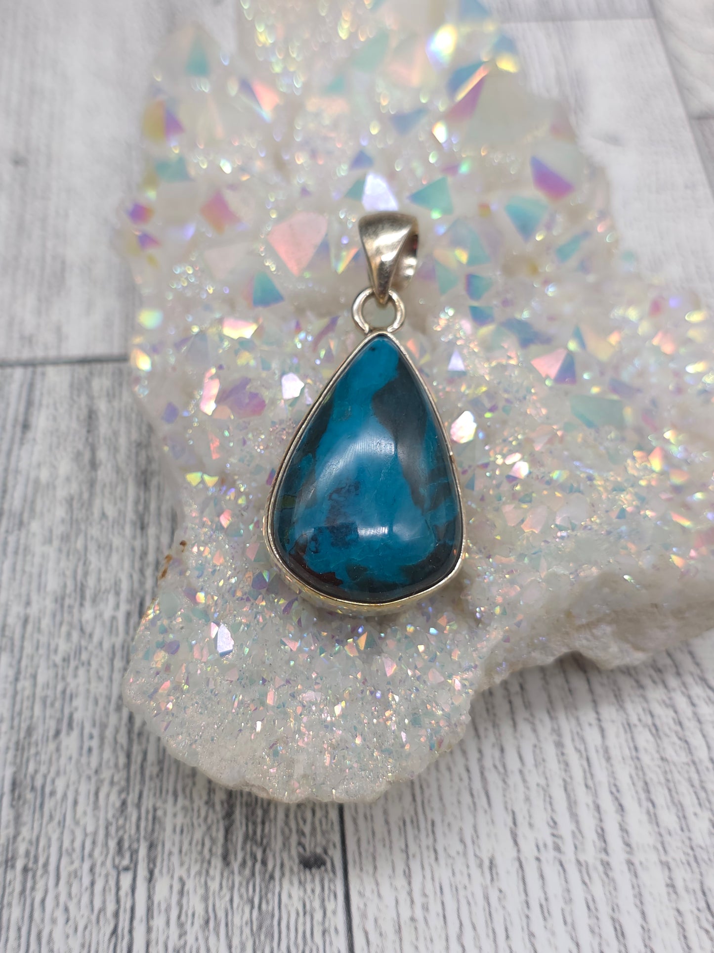 Shattuckite Pendant