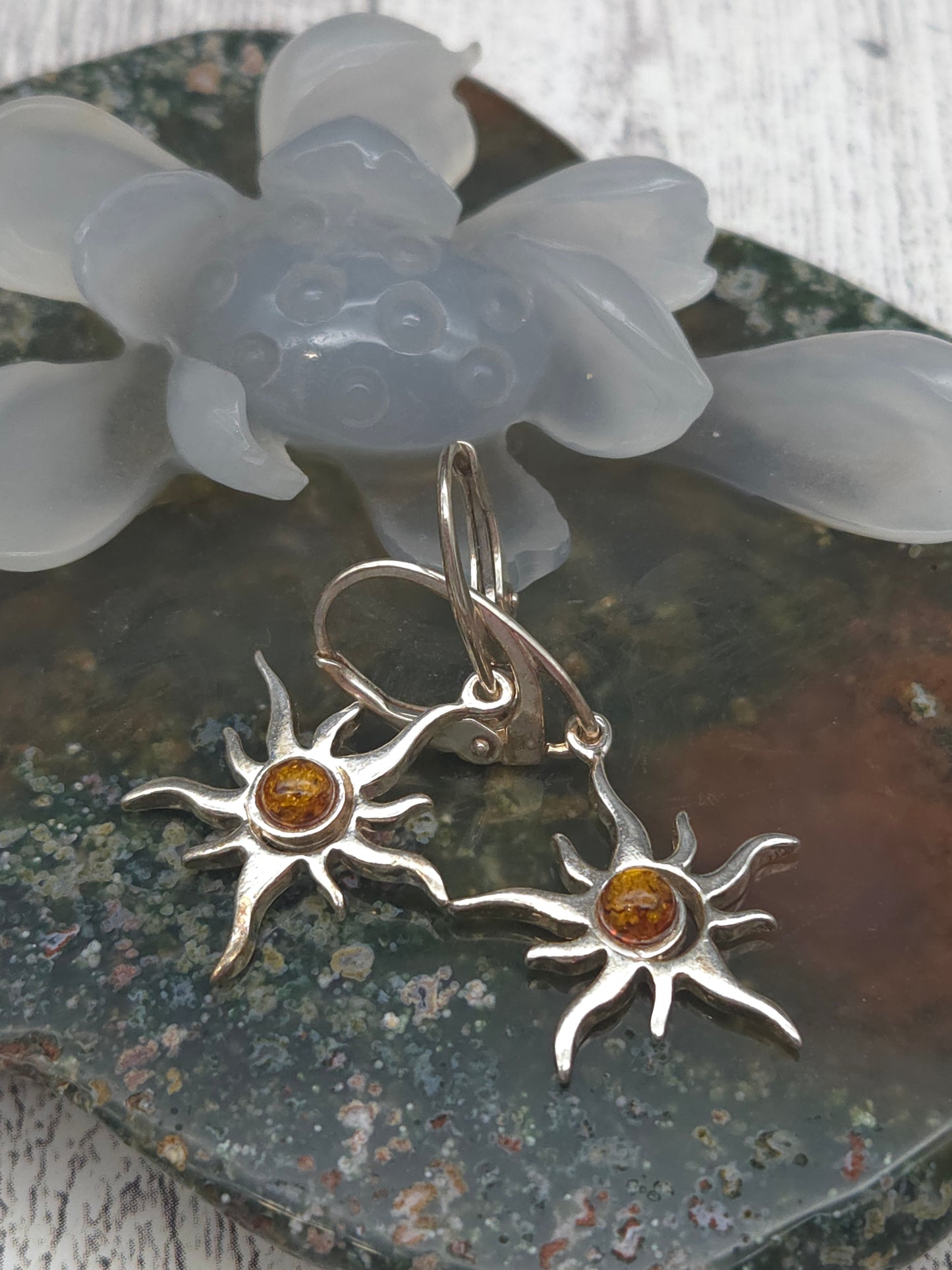 Royal Amber Sunshine Earrings