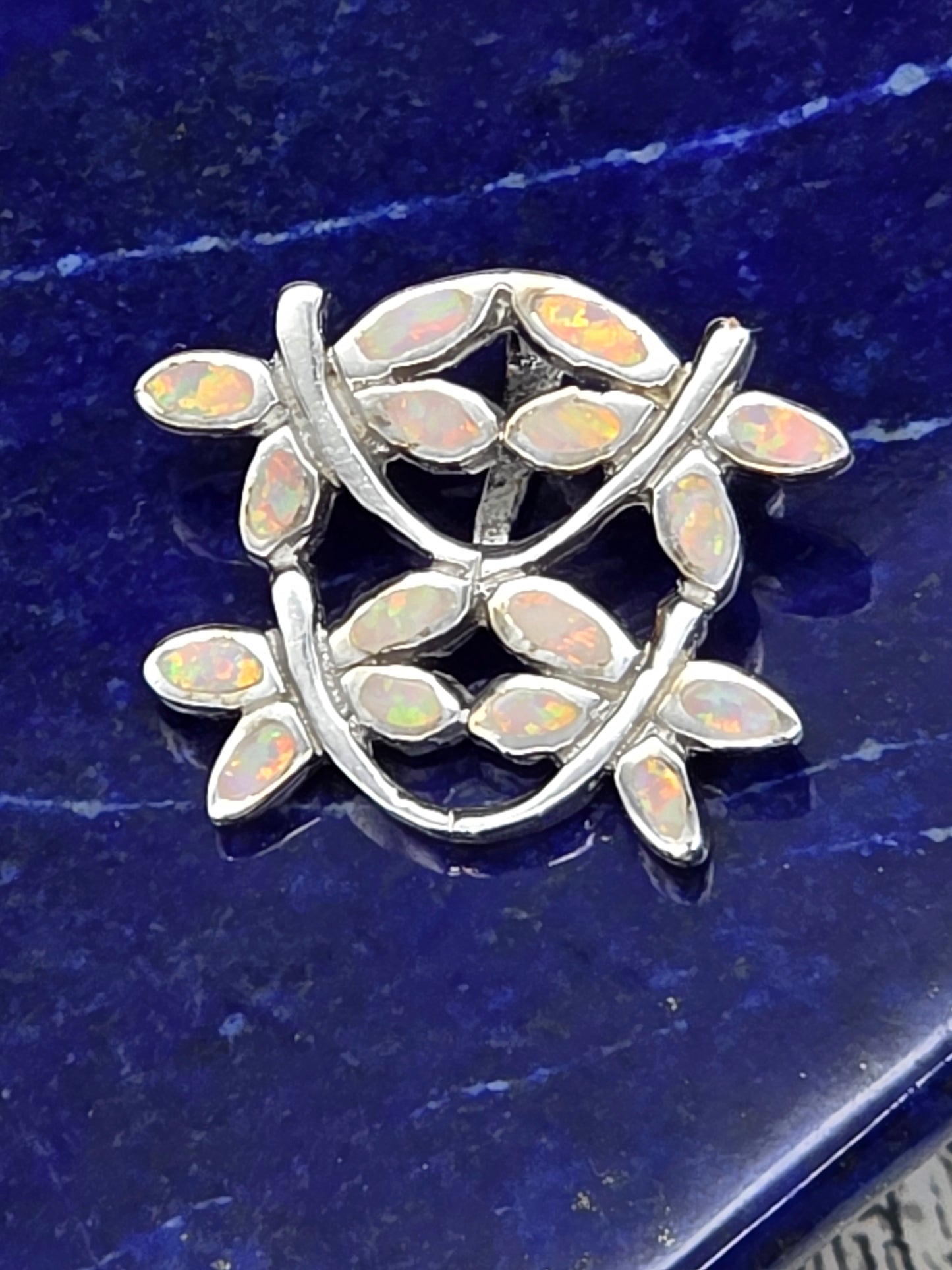 Opal Dragonfly Pendant