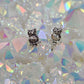 Sterling Silver Owl Post Earrings