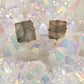 Labradorite Slab Post Earrings - alternate view