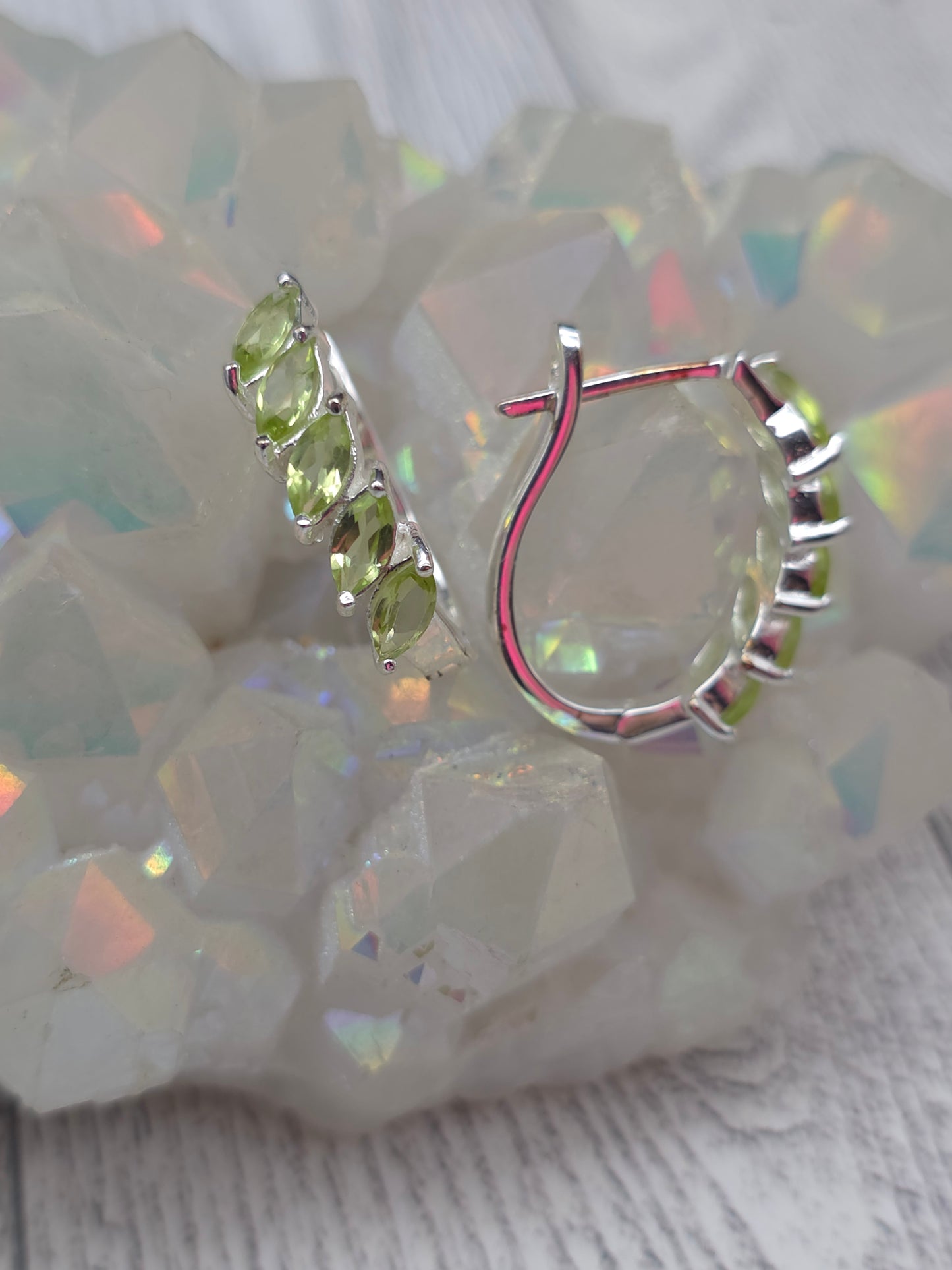 Marquis Peridot Earrings