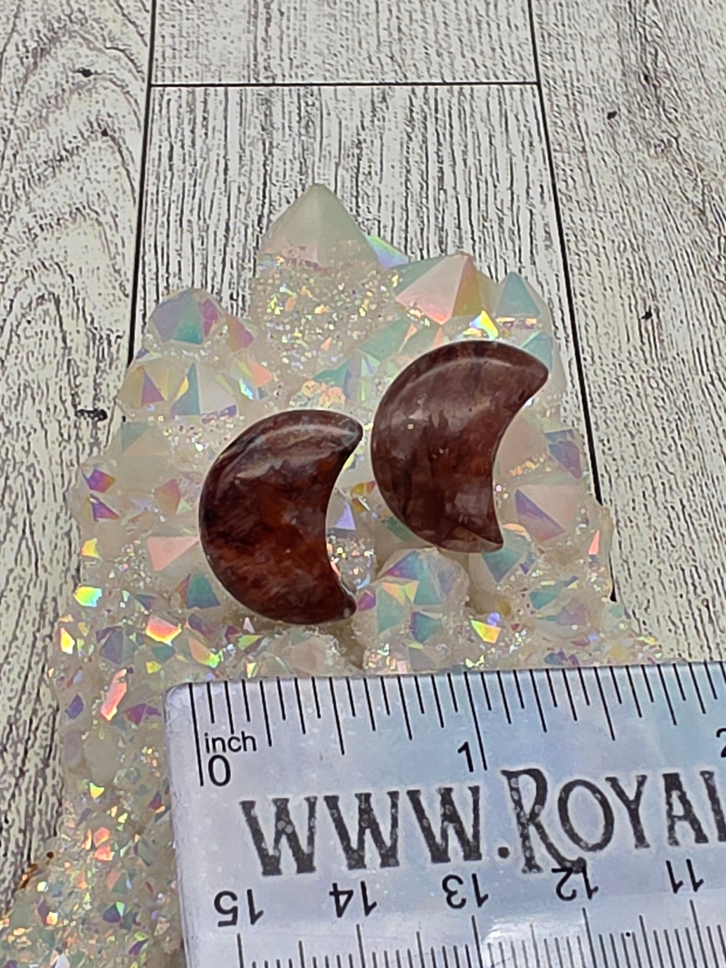 Crystal Moon Earrings