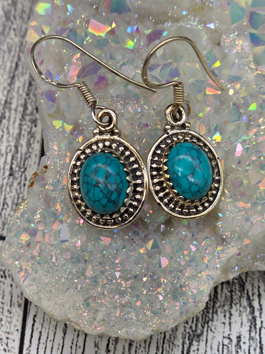 Turquoise Sterling Silver Earrings