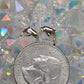 Sterling Silver Dolphin Post Earrings - alternate view