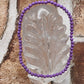 Faceted Lepidolite Stretchy Bracelet