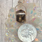 Brown Tourmaline Dravite Pendant set in Sterling Silver - alternate view