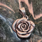 Sterling Silver Rose Pendant