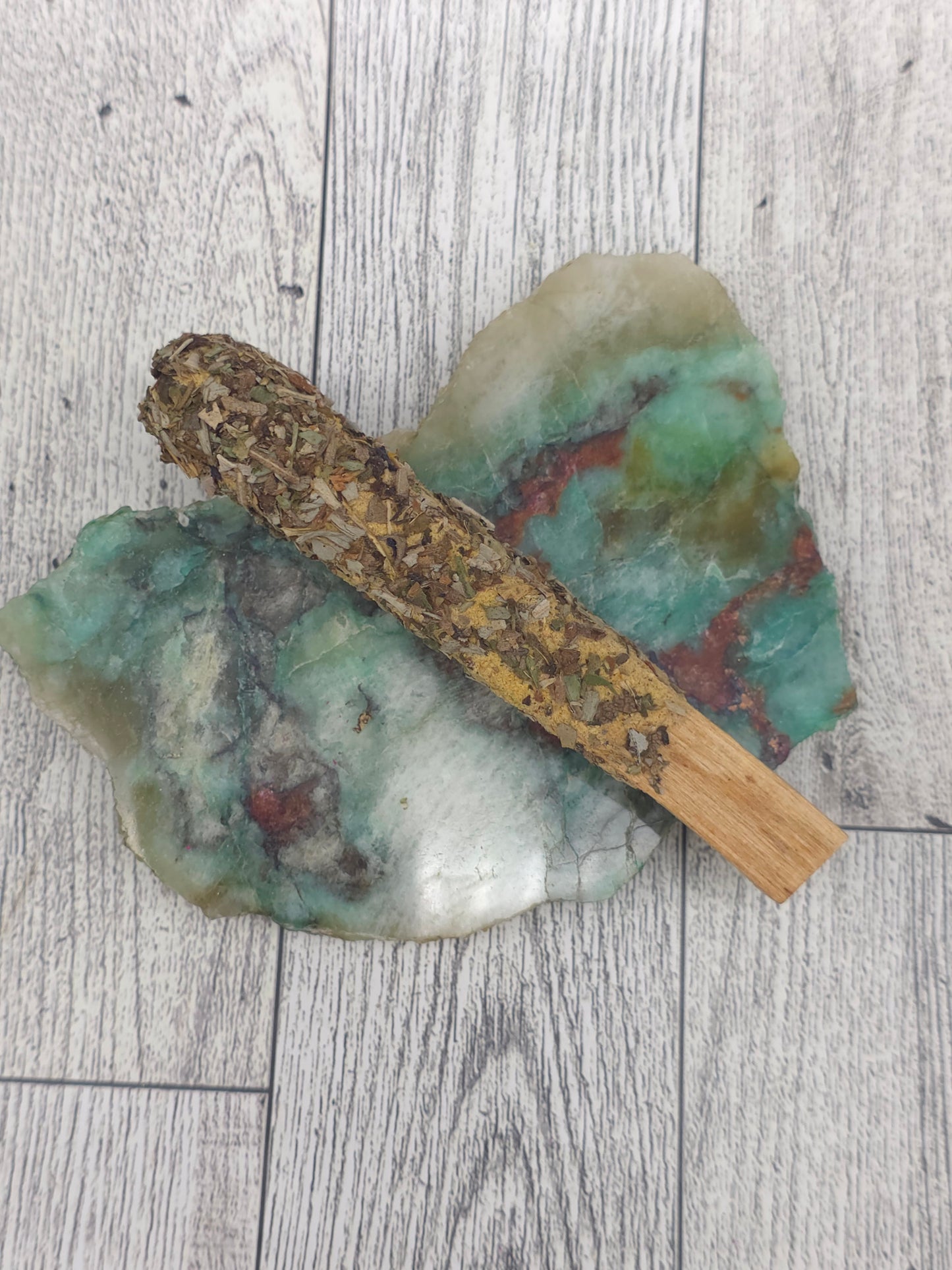 Herb Rolled Palo Santo - size reference