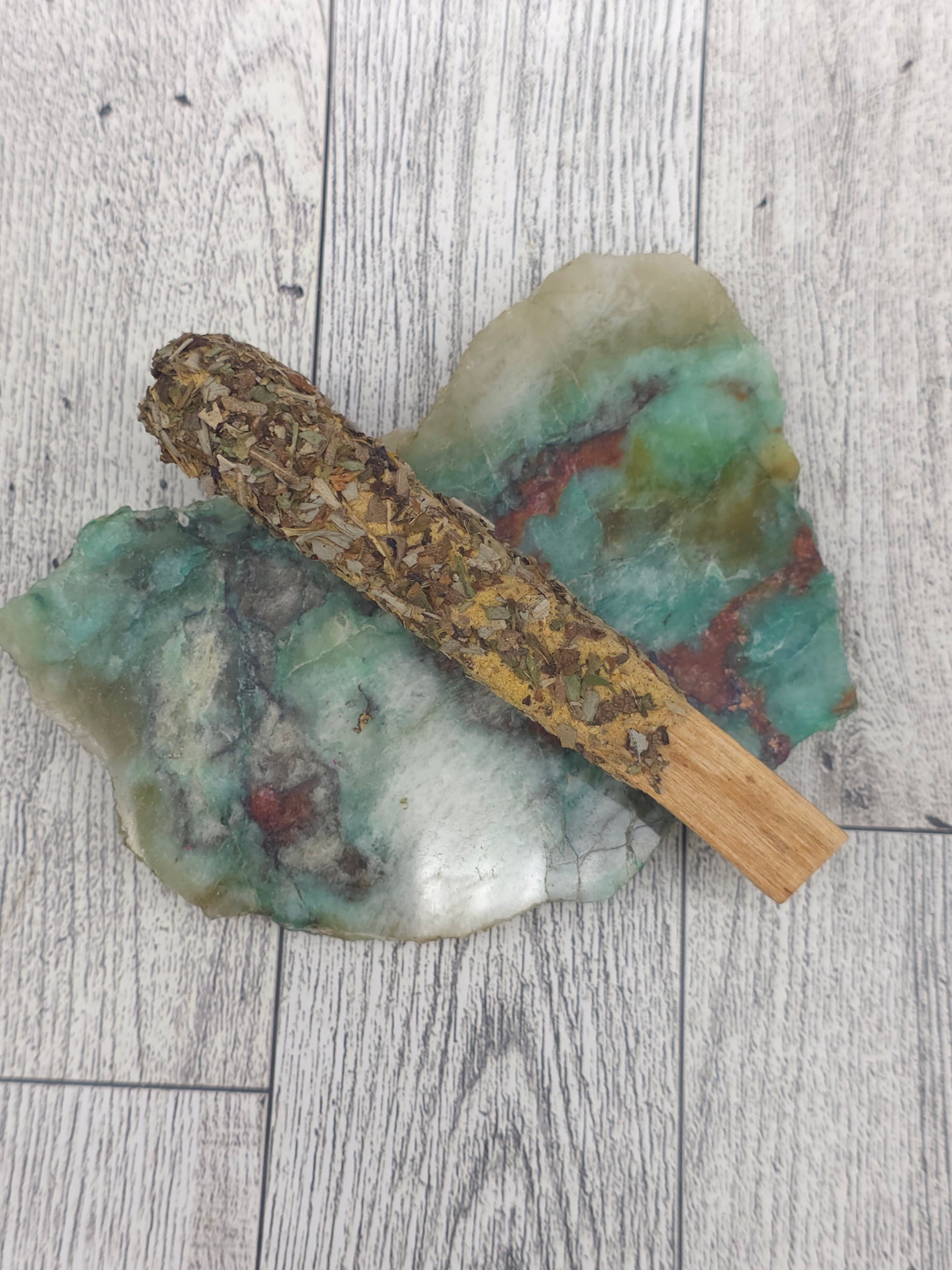 Herb Rolled Palo Santo - size reference