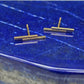 Modern Gold Bar Post Earrings