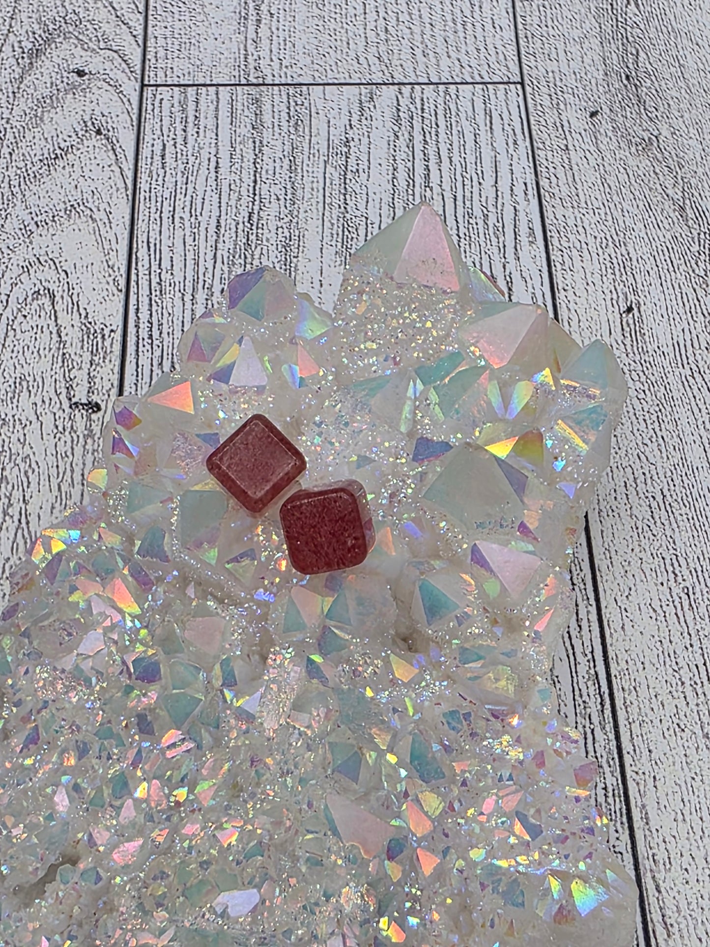 Crystal Cube Earrings