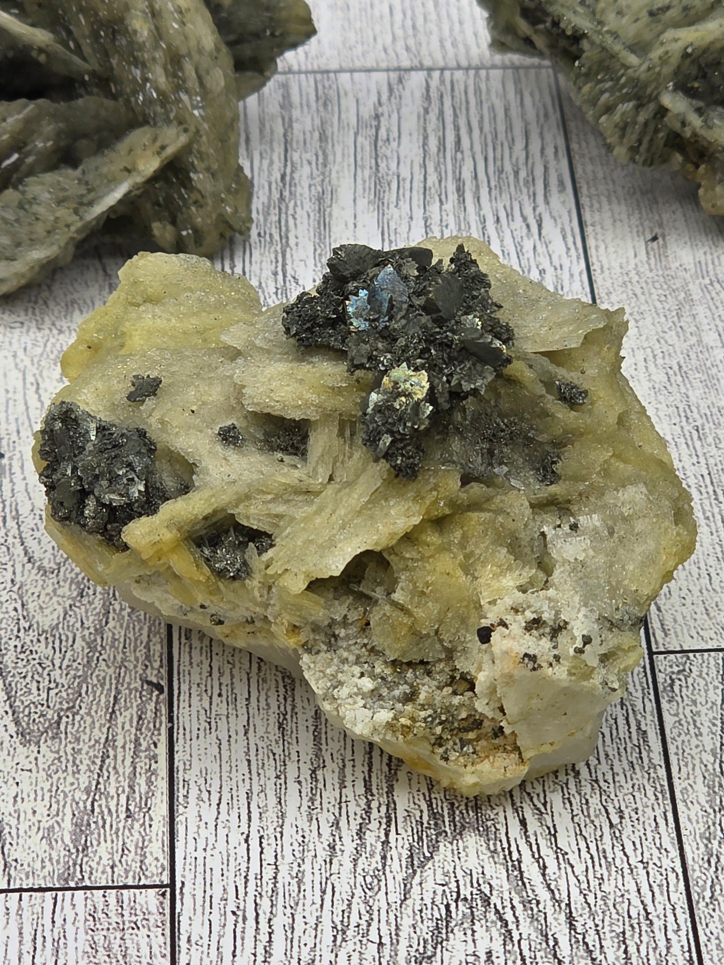Barite with Pyrite Specimen - alternate view