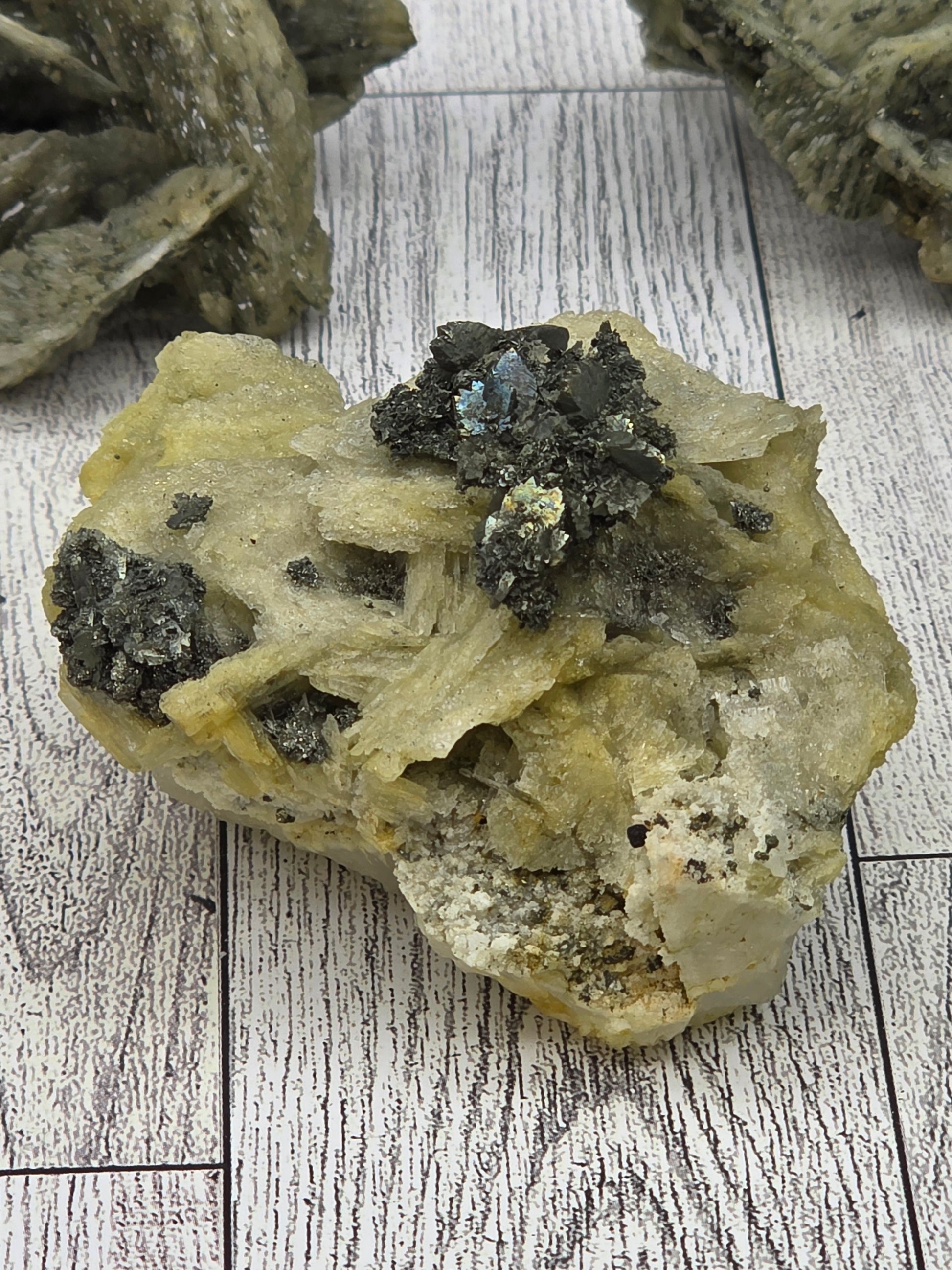 Barite with Pyrite Specimen - alternate view