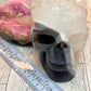 Large Banded Agate Druzy Skull - alternate view