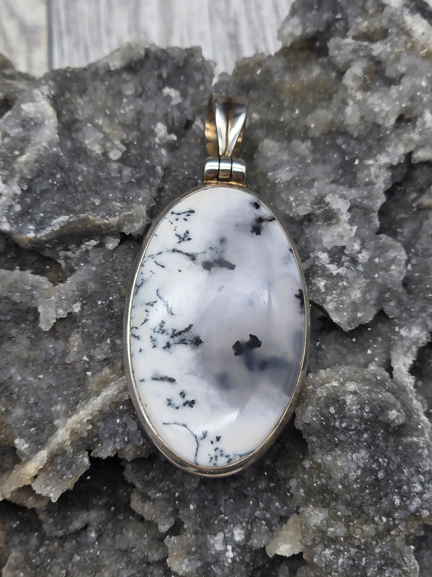 Dendritic Opal Pendant