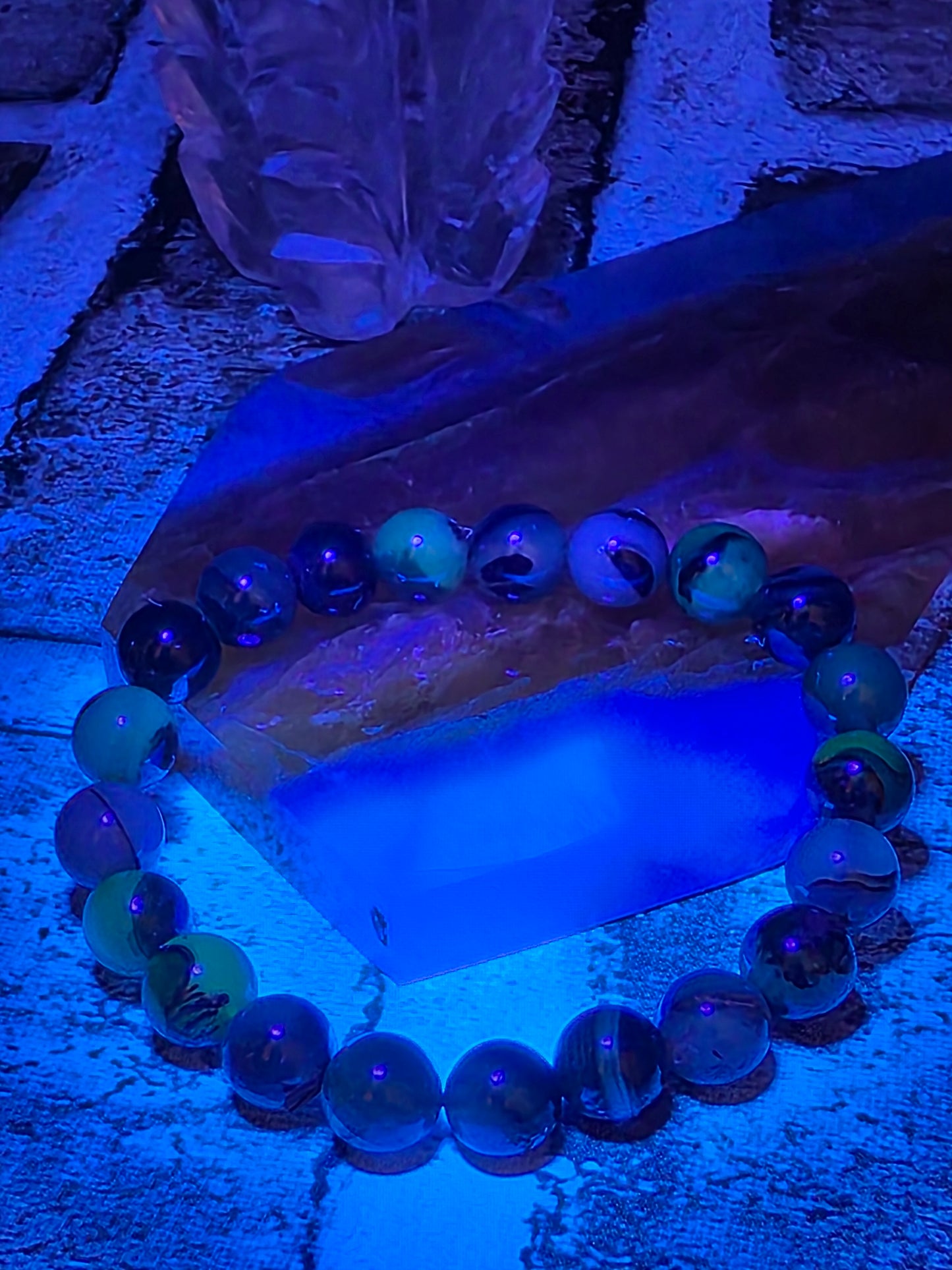 Volcanic Agate Stretchy Bracelet