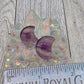 Crystal Moon Earrings - alternate view