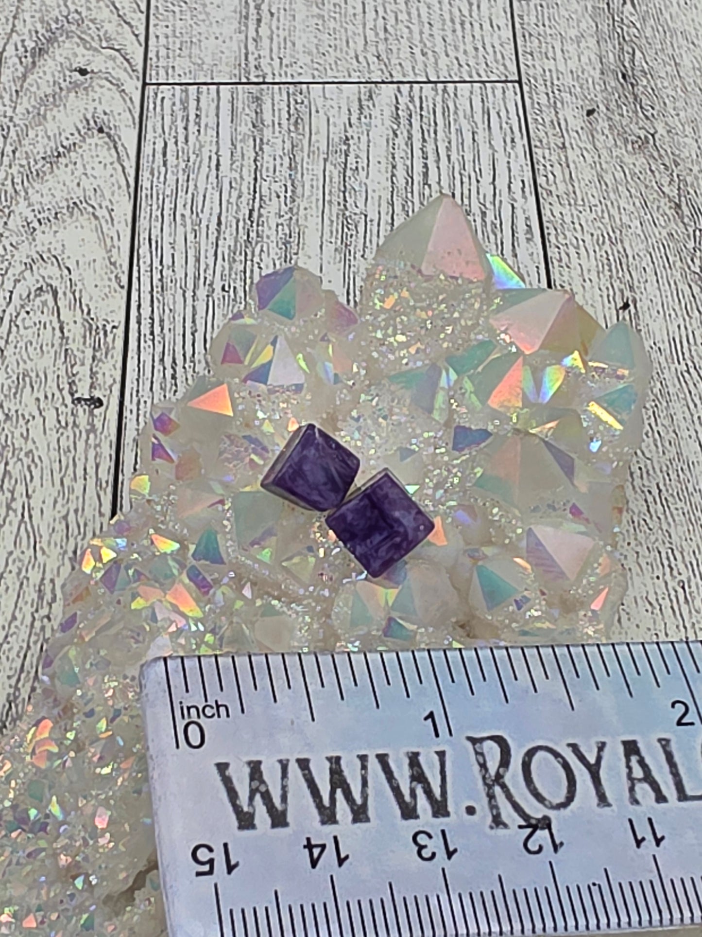 Crystal Cube Earrings