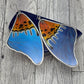 Large Butterfly Wing Hook Earrings