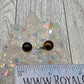 Round Crystal Earrings - alternate view