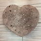 Druzy Agate Heart