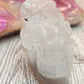 Half-Face Druzy Agate Skull