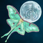 Reiki Luna Moth Sticker Cho Ku Rei with Moon Magic Reminder