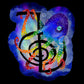 Reiki Octopus Sticker Rainbow Chakra Design with Cho Ku Rei Symbol