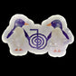 Reiki Penguin Sticker Two Penguins Holding Cho Ku Rei Symbol