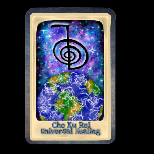 Tarot Card Cho Ku Rei Universal Reiki Symbol Vinyl Sticker Infused With Beautiful Reiki Healing Energy Gift for students and teachers decal