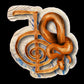 Reiki Snake Medicine Sticker Cho Ku Rei with Moon Phase Energy